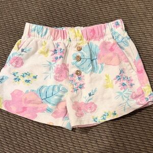 Jessica Simpson Floral Kids Shorts - Pink, Blue, Yellow